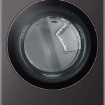 LG DLEX6500B 27" Ultra Large Front Load Electric Dryer 7.4 cu.ft. with Sensor Dry and Steam Control - Black Steel