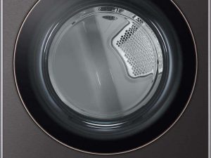 LG DLEX6500B 27" Ultra Large Front Load Electric Dryer 7.4 cu.ft. with Sensor Dry and Steam Control - Black Steel