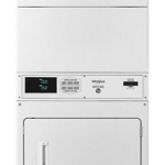 Whirlpool CGSP2978JQ 27" Commercial Stacked Dual Gas Dryers - 7.4 cu. ft. each dryer - White
