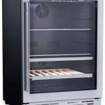 Elica EBS52SS1 Riserva 24" Beverage Center with Reversible Doors and Wine Racks - Stainless Steel