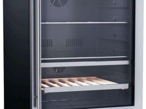 Elica EBS52SS1 Riserva 24" Beverage Center with Reversible Doors and Wine Racks - Stainless Steel