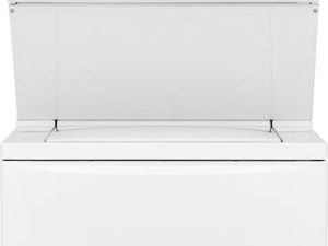 Frigidaire FLCG7522AW 27" Stacked Laundry Center with 3.9 cu. Ft Washer and 5.6 cu. ft. Gas Dryer - White