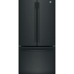 GE GNE25JGKBB 33" French Door Refrigerator with Internal Water Dispenser 24.8 cu. ft. - Black