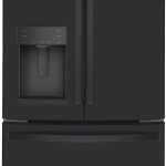 GE GYE22GENDS 36" Counter Depth French Door Refrigerator with TwinChill Evaporators 22.1 cu. ft. - Fingerprint Resistant Black Slate