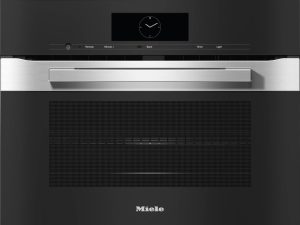Miele H7840BMCTS 24" PureLine Speed Oven - Clean Touch Steel