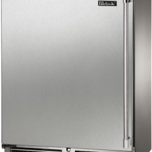 Perlick HH24RS41L 24" Signature Shallow Depth Refrigerator with Stainless Steel Solid Door - Left Hinge