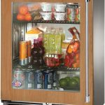 Perlick HH24RS44L 24" Signature Shallow Depth Refrigerator with Custom Panel Glass Door - Left Hinge