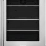 KitchenAid KURR524SPS 24" Undercounter Refrigerator with Glass Door and Metallic Accent Shelves - Rightt Hinge - Printshield Stainless Steel