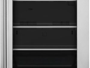 KitchenAid KURR524SPS 24" Undercounter Refrigerator with Glass Door and Metallic Accent Shelves - Rightt Hinge - Printshield Stainless Steel