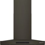 KitchenAid KVWC730SBE 30" Wall Mount Hood with 4 Speeds - 400 CFM - Black Ore