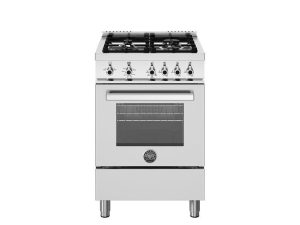 Bertazonni PRO244GASXV-LP 24" Gas Range with 5 Aluminum Burners Professional Series - Liquid Propane - Stainless Steel
