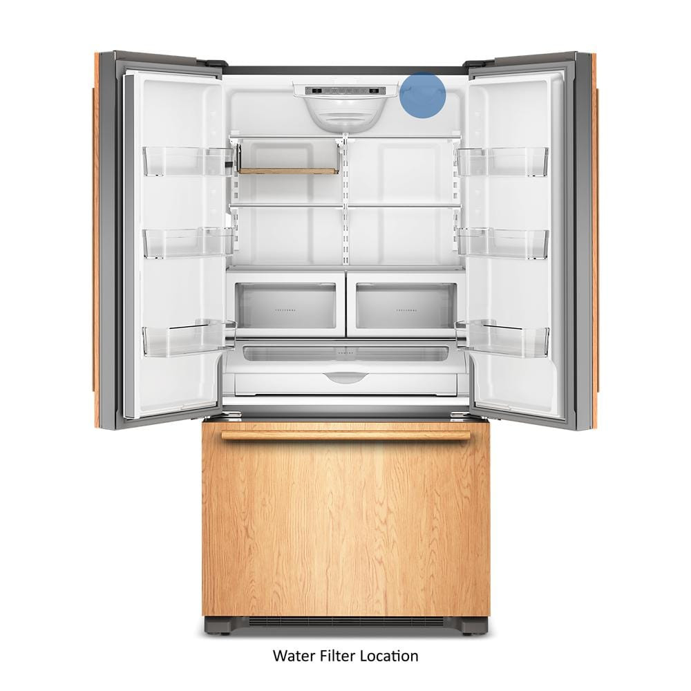 KitchenAid KRFC136TPA 36" Counter Depth French Door Refrigerator with Internal Water Dispenser 22 cu. Ft. - Custom Panel KitchenAid KRFC136TPA 36" Counter Depth French Door Refrigerator with Internal Water Dispenser 22 cu. Ft. - Custom Panel - Image 3