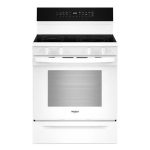 Whirlpool WFES7530RW 30" Electric Smart Range with Air Cooking Technology - White