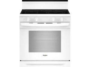 Whirlpool WFES7530RW 30" Electric Smart Range with Air Cooking Technology - White
