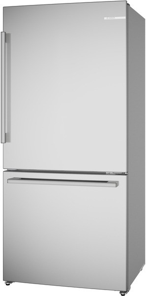 Bosch B33CM10SNS 33" Counter Depth Bottom Mount Freezer Refrigerator 17.2 cu. ft. 100 Series - Stainless Steel - Image 3