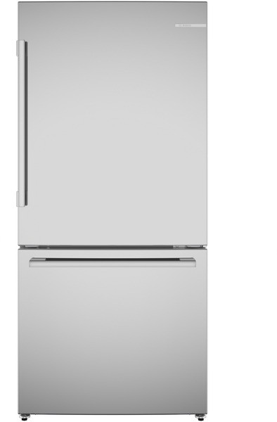 Bosch B33CM10SNS 33" Counter Depth Bottom Mount Freezer Refrigerator 17.2 cu. ft. 100 Series - Stainless Steel