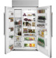 Cafe CSB48WP2NS1 48" Built In Side by Side Refrigerator - Stainless Steel with Brushed Stainless Steel Handles Cafe CSB48WP2NS1 48" Built In Side by Side Refrigerator - Stainless Steel with Brushed Stainless Steel Handles - Image 3