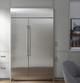 Cafe CSB48WP2NS1 48" Built In Side by Side Refrigerator - Stainless Steel with Brushed Stainless Steel Handles - Image 13