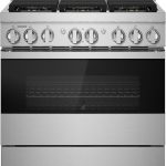 JennAir JGRP436HM NOIR 36" Gas Professional Range 6 Burners - Floating Black Glass
