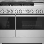 JennAir JGRP548HM NOIR 48" Gas Professional Range 6 Burners and Griddle - Floating Black Glass