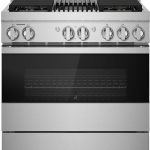 JennAir JGRP636HM NOIR 36" Gas Professional Range 4 Burners and Grill - Floating Black Glass