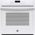 GE JKS3000DNWW 27" Single Wall Oven with Never Scrub Heavy Duty Racks - White