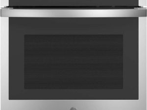 GE JKS3000SNSS 27" Single Wall Oven with Never Scrub Heavy Duty Racks - Stainless Steel