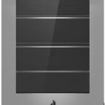 JennAir JUGFR242HL RISE 24" Under Counter Glass Door Refrigerator - Right Hinge - Stainless Steel