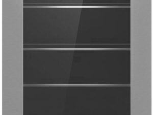 JennAir JUGFR242HL RISE 24" Under Counter Glass Door Refrigerator - Right Hinge - Stainless Steel