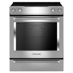 KitchenAid KSEG700ESS 30" Electric 5 Slide-in Convection Range - Stainless Steel