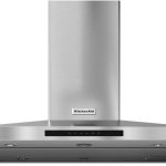 KitchenAid KVIB602DSS 42'' Island-Mount 3-Speed Canopy Hood (600 CFM) - Stainless Steel