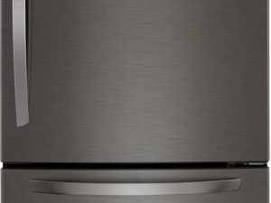 LG LRDCS2603D 33" Bottom Mount Freezer Refrigerator Multi Air Flow System 25.5 cu. ft. - PrintProof Black Stainless Steel