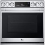 LG Studio LSES6338F 30" Smart Electric Slide-In Range with ProBake Convection - PrintProof Stainless Steel