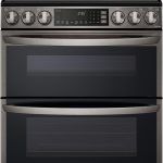 LG LTEL7337D 30" Smart Electric Double Oven Slide-In Range - PrintProof Black Stainless Steel