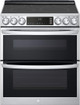LG LTEL7337F 30" Smart Electric Double Oven Slide-In Range - PrintProof Stainless Steel