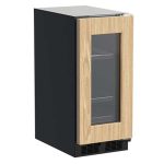 Marvel MLBV215IG01A 15" Beverage Center with Glass Door - Custom Panel
