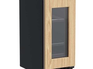 Marvel MLBV215IG01A 15" Beverage Center with Glass Door - Custom Panel