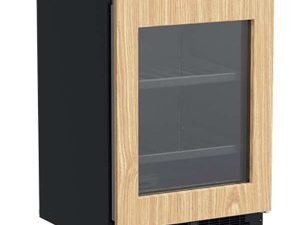 Marvel MLBV224IG01A 24" Beverage Center with Convertible Shelves Glass Door - Custom Panel