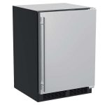 Marvel MLBV224SS01A 24" Beverage Center with Convertible Shelves Solid Door - Stainless Steel