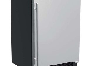 Marvel MLBV224SS01A 24" Beverage Center with Convertible Shelves Solid Door - Stainless Steel
