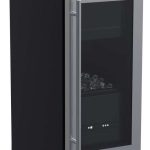 Marvel MLCP215SG01B 15" Clear Ice Machine with Pump and Glass Door - Stainless Steel