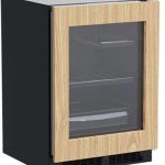 Marvel MLRE224IG81A 24" Undercounter Refrigerator with Glass Reversible Door and Brightshield - Custom Panel