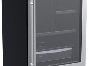 Marvel MLRE224SG81A 24" Undercounter Refrigerator with Glass Reversible Door and Brightshield - Stainless Steel