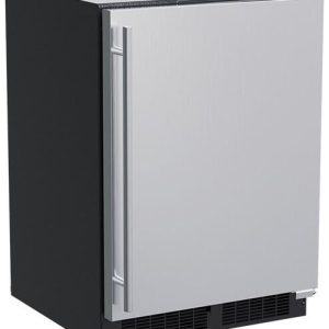 Marvel MLRE224SS81A 24" Undercounter Refrigerator with Solid Reversible Door and Brightshield - Stainless Steel