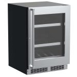 Marvel MPBV424SG31A Professional 24" Beverage Center with Framed Glass Door - Stainless Steel