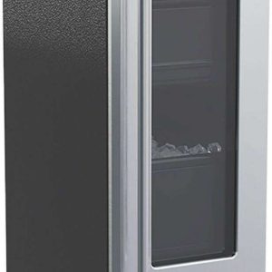 Marvel MPCP415SG01A Professional 15" Clear Ice Machine with Pump - Glass Door - Stainless Steel