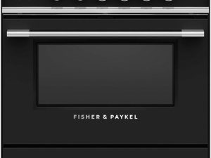 Fisher & Paykel OR30SCG4B1 30" Gas Range with Multi-Shelf Cooking and Easy Cleaning - Black