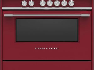 Fisher & Paykel OR36SCG4R1 36" Gas Range with Multi Shelf Cooking - Red