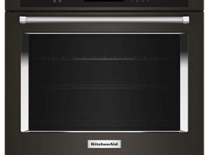 KitchenAid KOES527PBS 27" Single Wall Oven with Air Fry Mode - PrintShield Black Stainless Steel