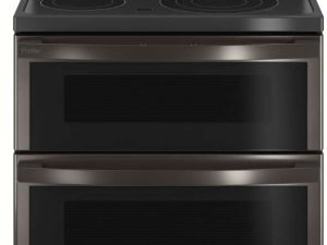 GE Profile PB965BPTS 30" Smart Free Standing Electric Double Oven Convection Range - Fingerprint Resistant Black Stainless Steel